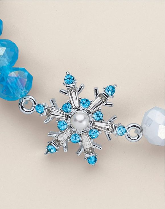 Shimmering Snowfall Stretch Bracelet