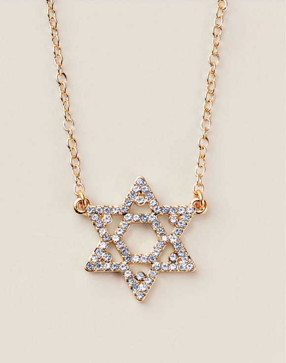Radiant Star of David Necklace