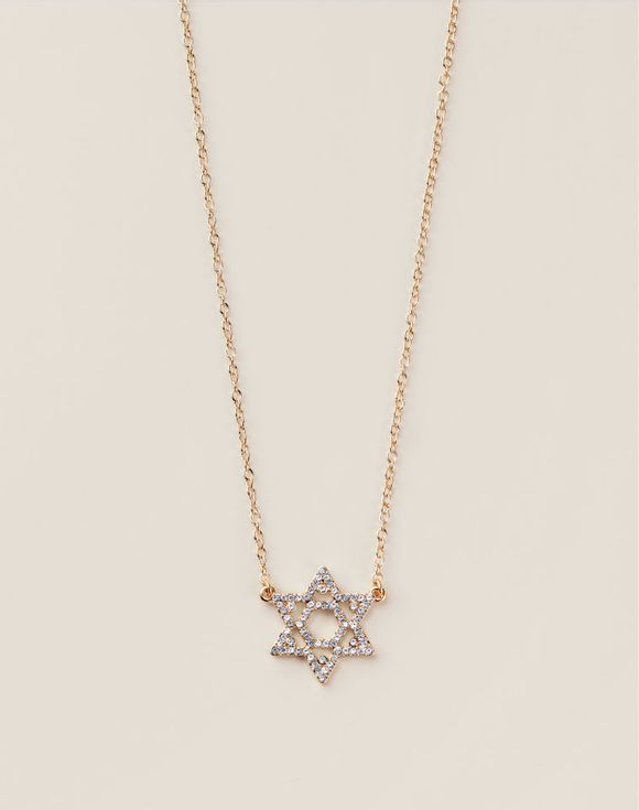 Radiant Star of David Necklace