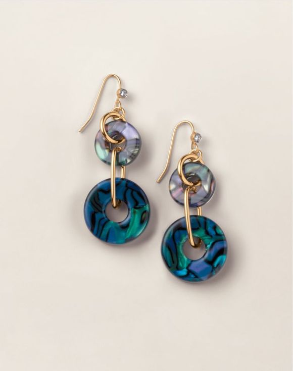 Luminous Tides Link Earrings