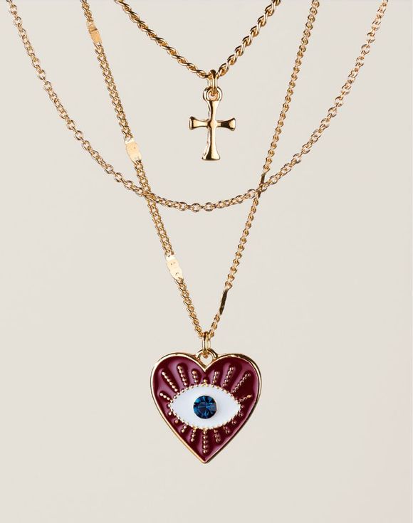 Heartful Embrace Layered Necklace
