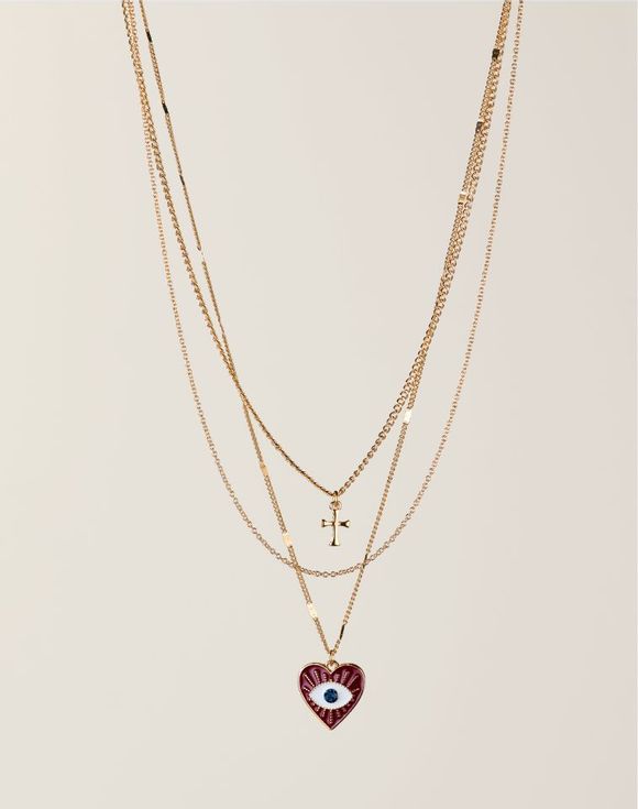 Heartful Embrace Layered Necklace
