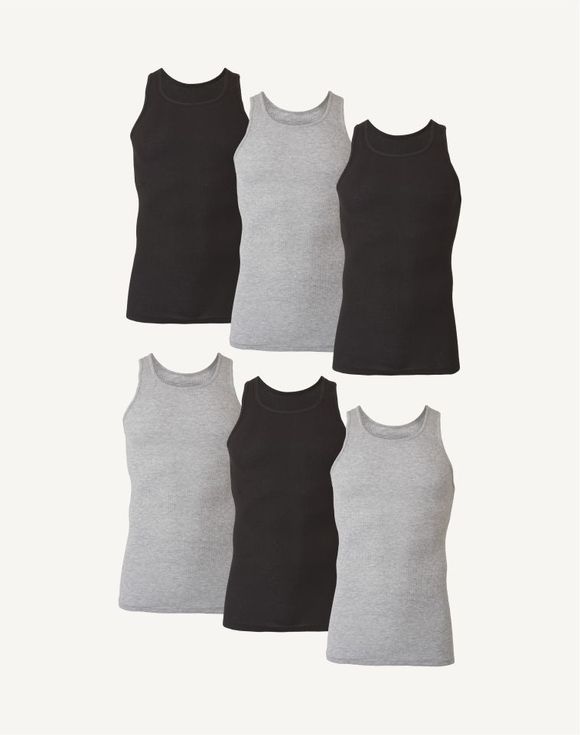Hanes Ultimate® ComfortSoft Men's Tank Undershirt 6-Pack (7993B6)