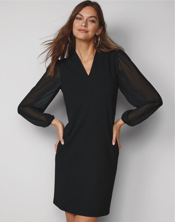 Sheer Back Dress