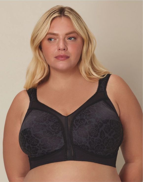 Playtex® 18 Hour® Ultimate Shoulder Comfort Wireless Bra in Black (US4693)