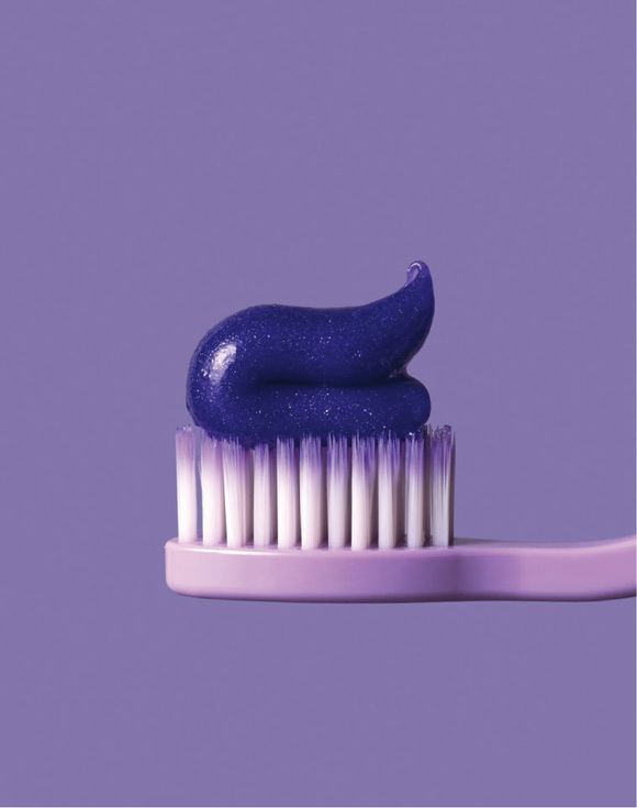 Himalaya Pink Salt Purple Whitening Toothbrush