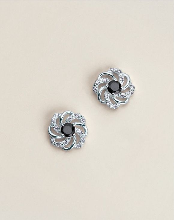 2167-sterling-silver-noir-cz-gala-earrings--1.jpg Sterling Silver Noir CZ Gala Earrings