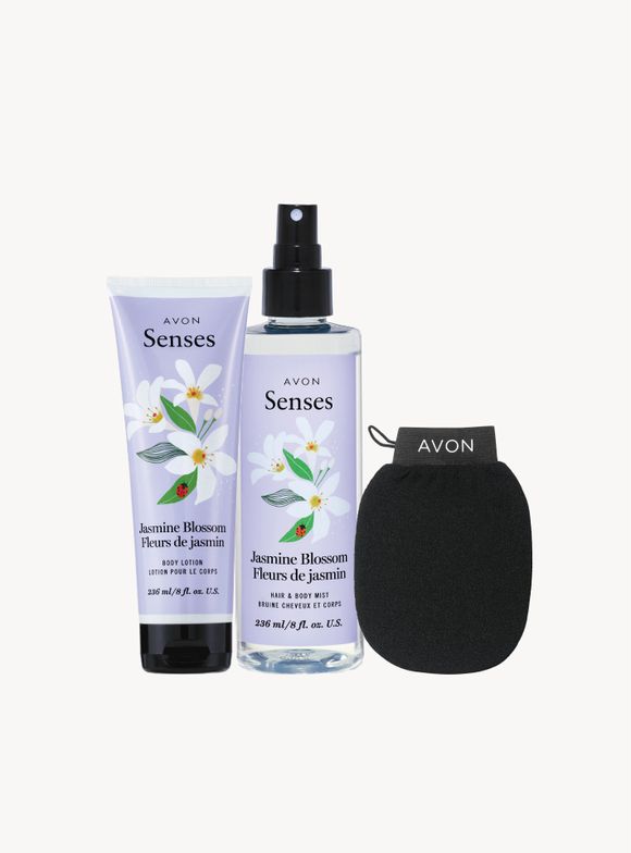 Senses Jasmine Blossom 3-Piece Set & Mitt