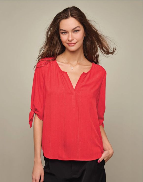 Tie-Sleeve Top