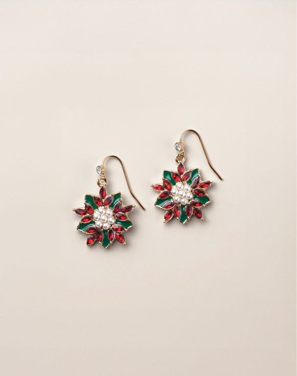 2226-classic-poinsettia-earrings--1.jpg Classic Poinsettia Earrings