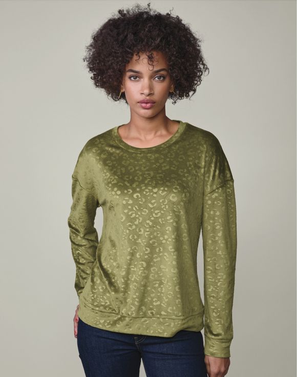 Embossed Pullover