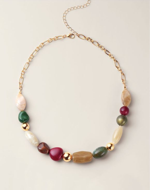 Vivid Harmony Beaded Necklace