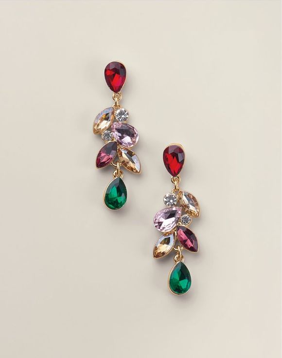 Autumn Crystal Fallscape Earrings