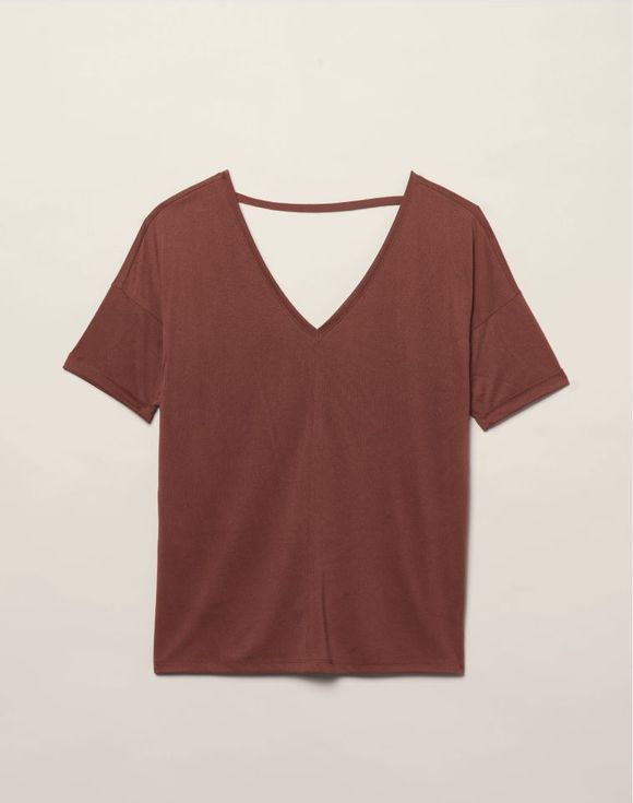Double V-Neck Top
