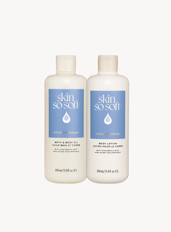 Skin So Soft + HydroPlenish with Hyaluronic Acid Ultra-Moisturizing Gift Set