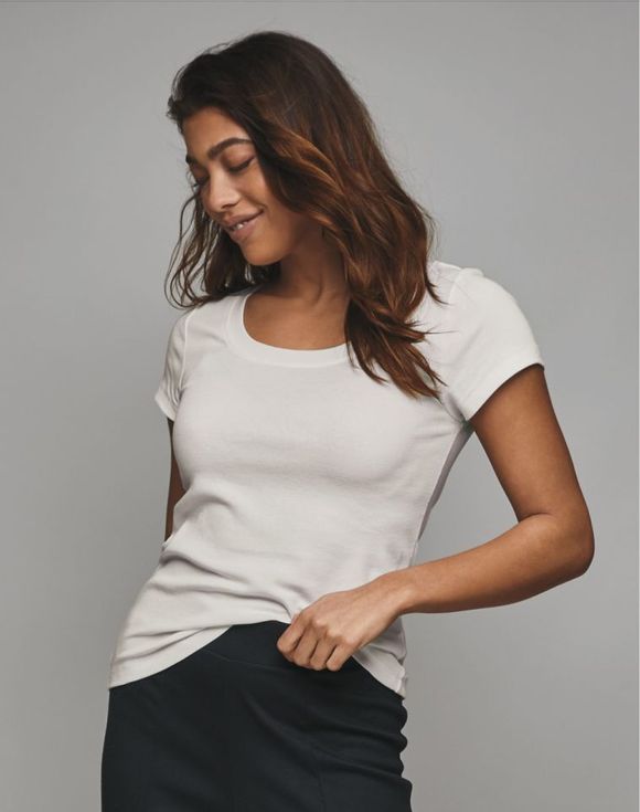 2-Pack Rib Knit T-Shirts
