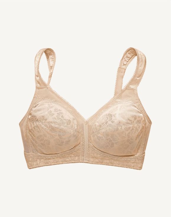 Playtex® 18 Hour® Ultimate Shoulder Comfort Wireless Bra in White, Beige & Blue (US4693)
