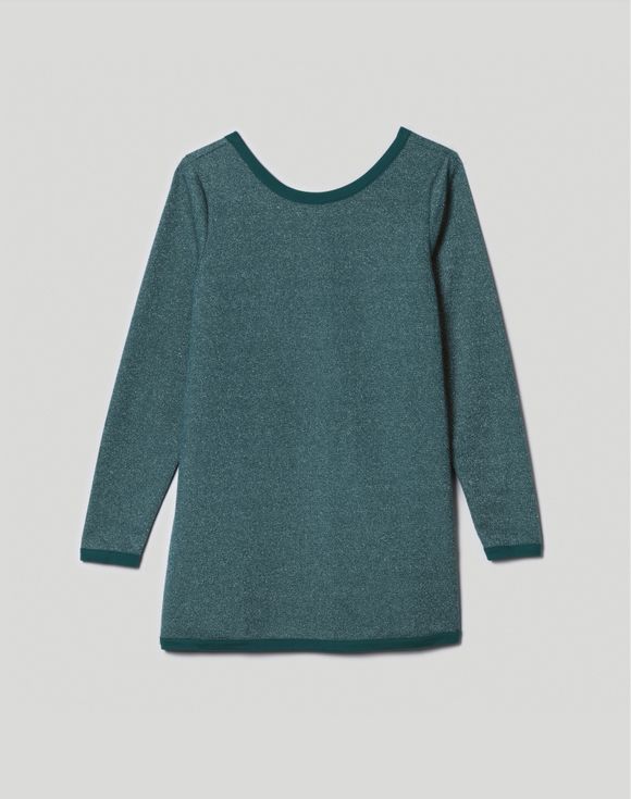 Tie-Back Glitter Top