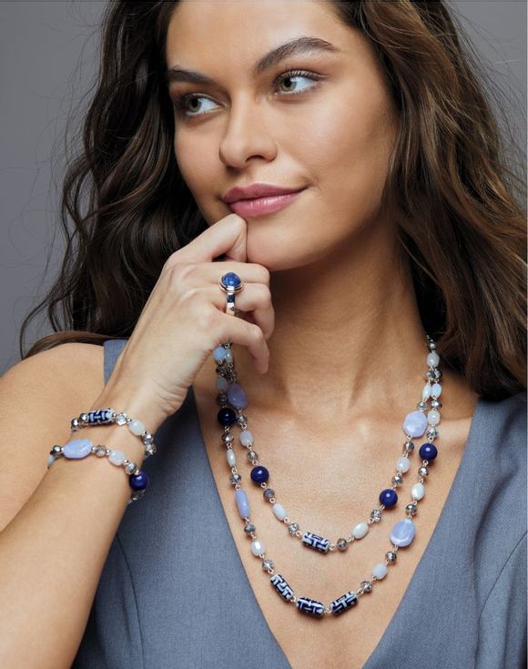 Azure Meadow Stretch Ring
