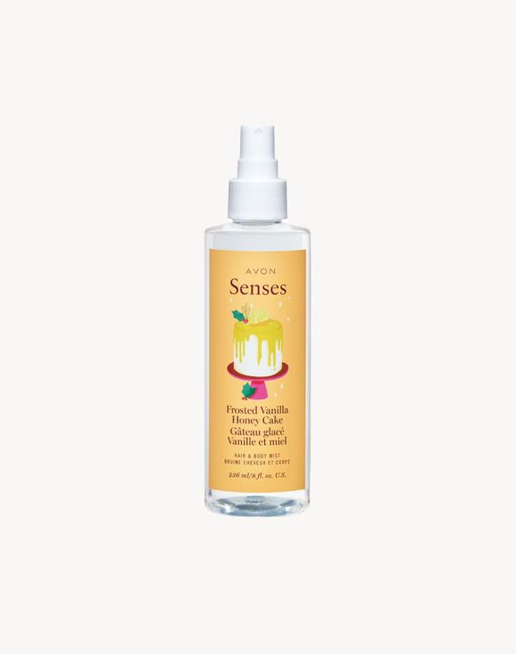 Senses Frosted Vanilla Honey Cake Hair and Body Mist