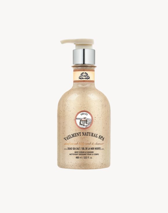 Veilment Natural Spa Dead Sea Salt Body Scrub and Cleanser