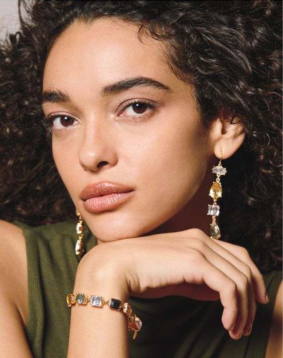 Midnight Glam Bracelet and Earring Set