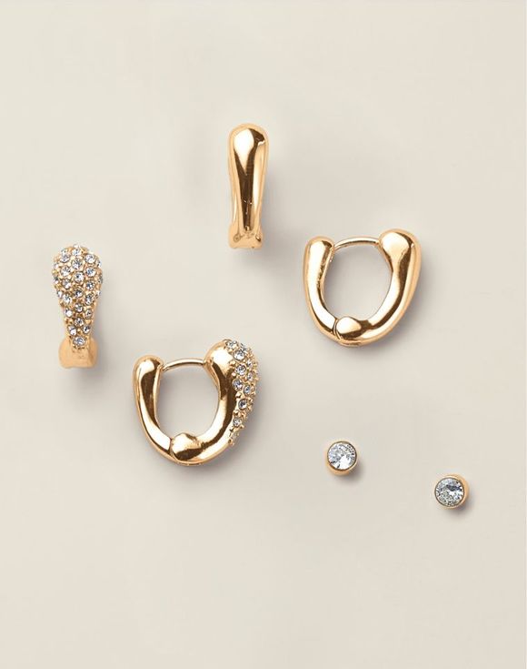 Oval Orbit Earring Set