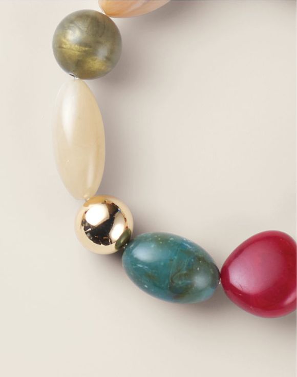 Vivid Harmony Beaded Bracelet