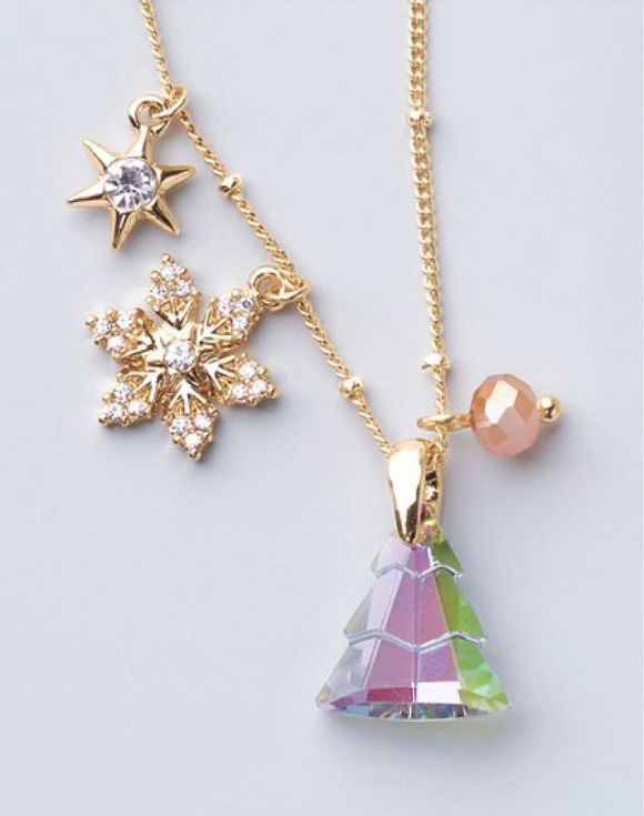 Northern Star Holiday Charm Necklace
